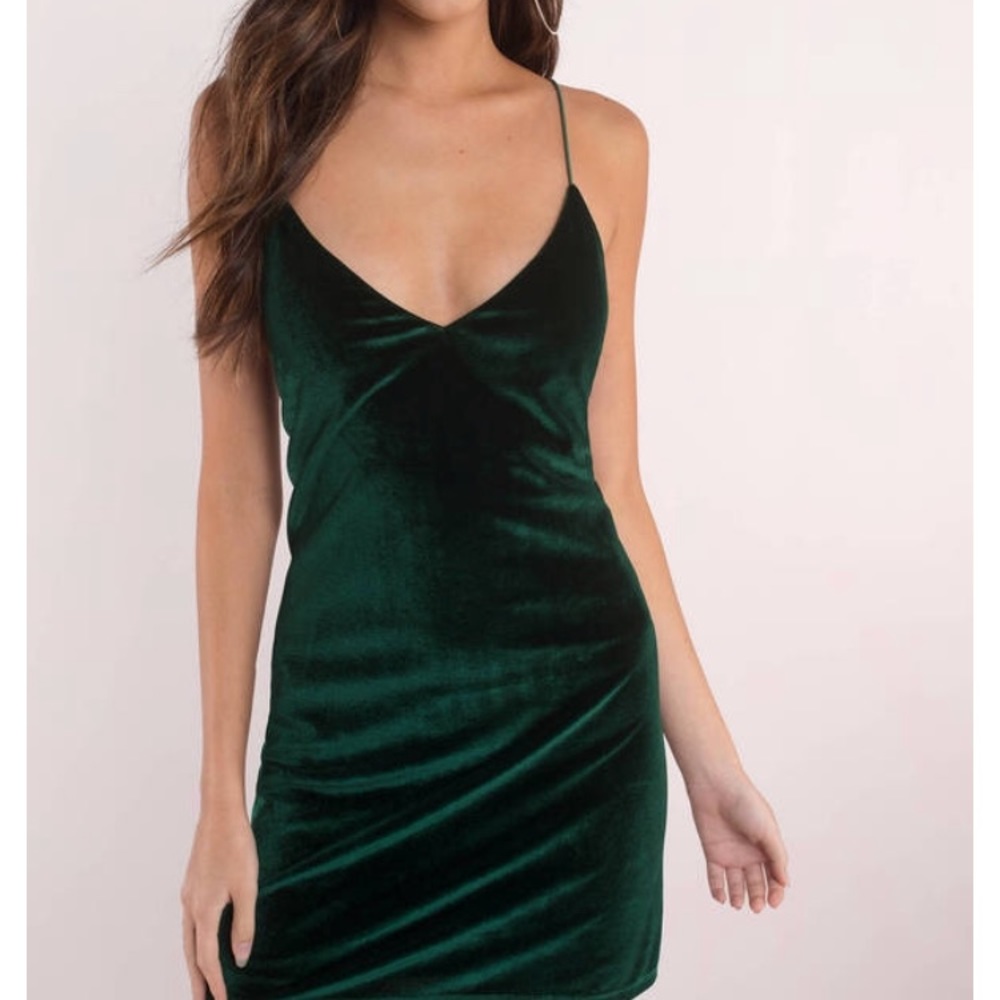 Tobi Velvet shift dress